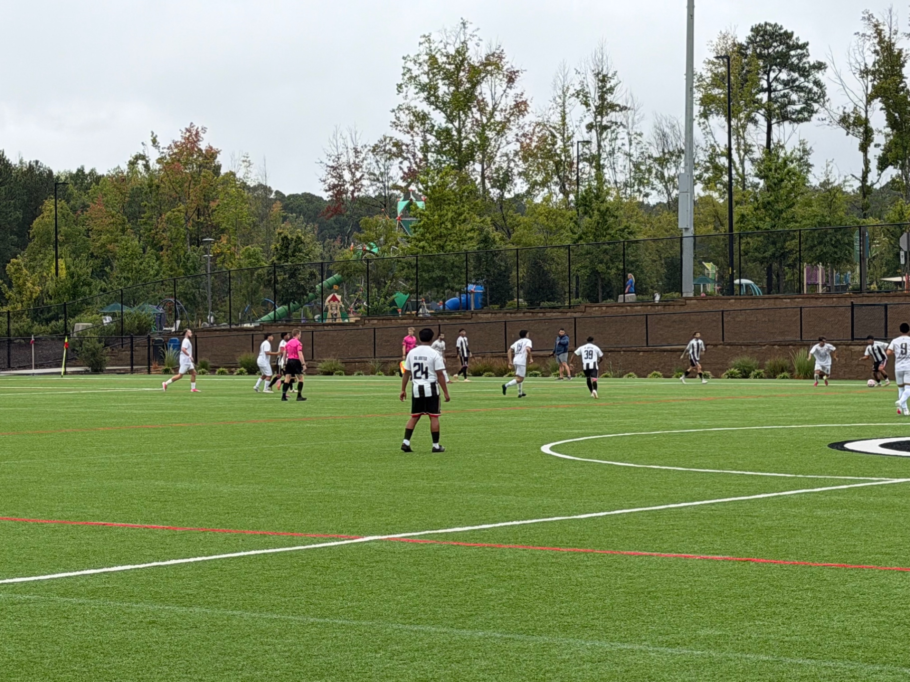 NC United FC Men D1 competing against Briar United Castle FC at Pleasant Park during the October 3 road match.