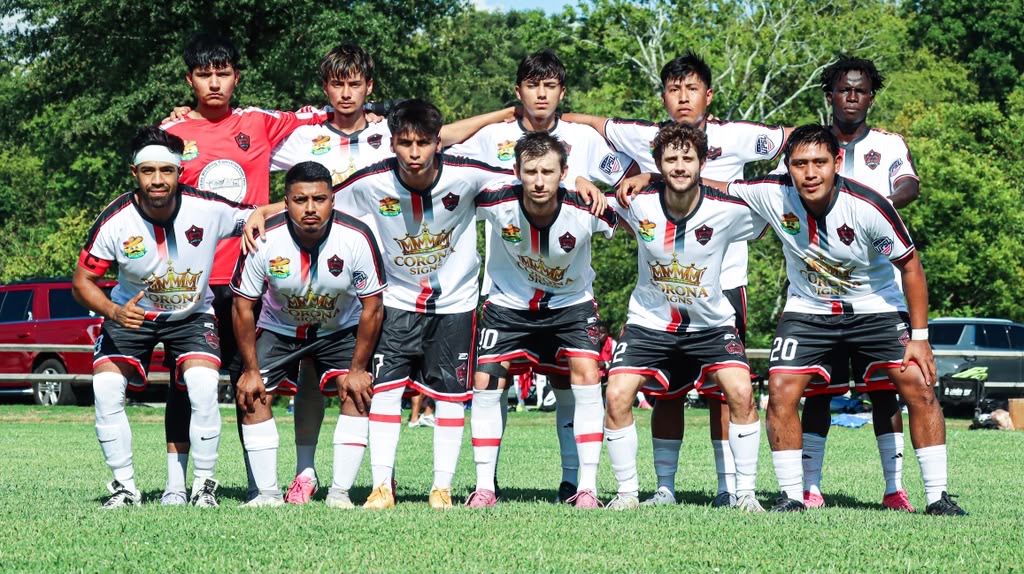 NC United FC Starting XI before the club's first UPSL Men Division 1 league match against FC Roanoke.