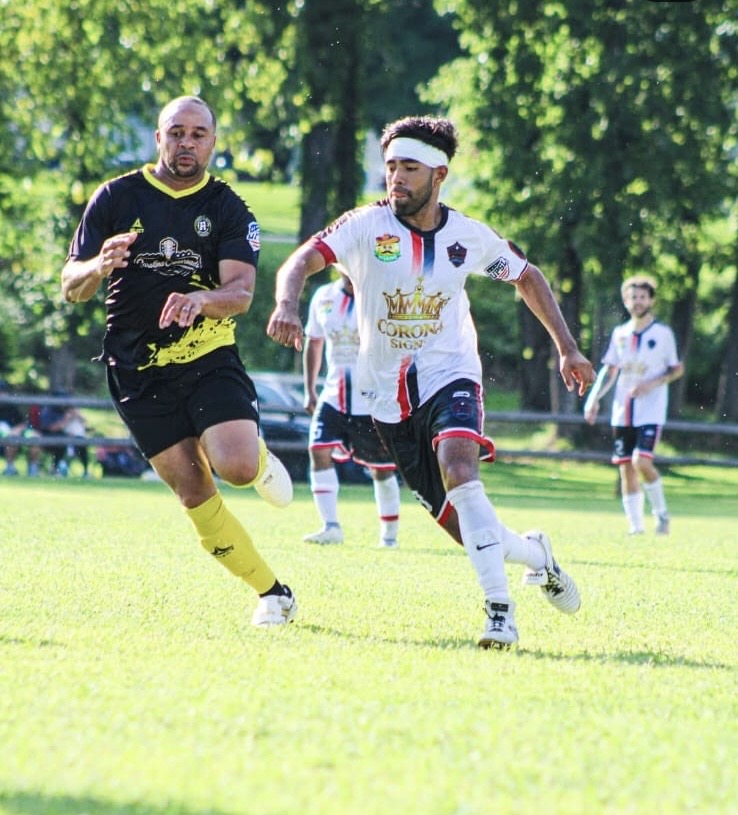 NC United FC's Imer Guinto Avila in action during the September 13 match against FC Roanoke.
